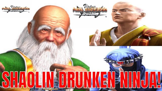 Virtua Fighter 5: Final Showdown- Shaolin Drunken Ninja! (Shun Di, Kage, Lei-Fei gameplay)