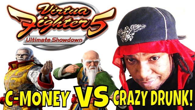 VF5US- C-MONEY VS CRAZY DRUNK! (Virtua Fighter 5: Ultimate Showdown)- Lau Chan VS Shun Matches, FGC.